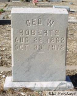 Geo W Roberts