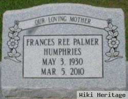 Frances Ree Palmer Humphries