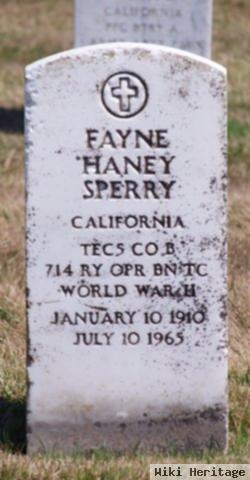 Fayne Haney Sperry