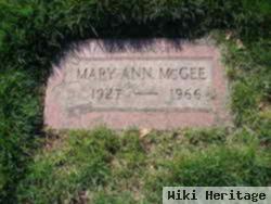 Mary Ann Mcgee