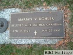 Marian V. Ruble Kohler