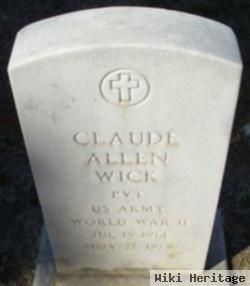 Claude Allen Wick