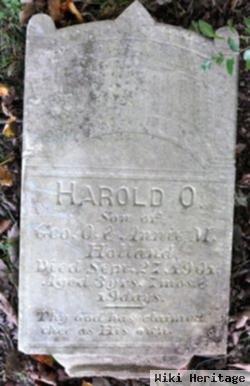 Harold Otis Holland