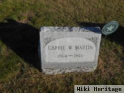 Caroline W "carrie" Klaameier Martin