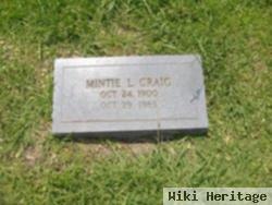 Mintie Lee Gulledge Craig