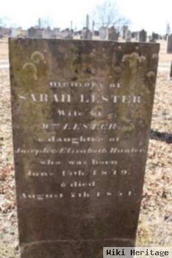 Sarah Estell Hunter Lester