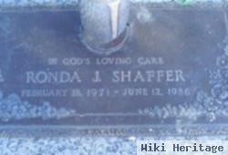 Ronda J Shaffer