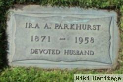 Ira Albert Parkhurst