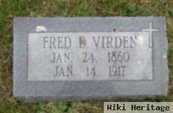 Fred D Virden