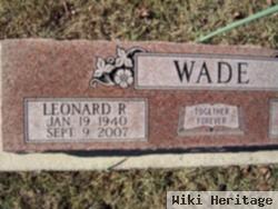 Leonard Rece Wade