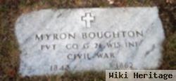 Pvt Myron Boughton