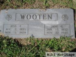 Jess F Wooten