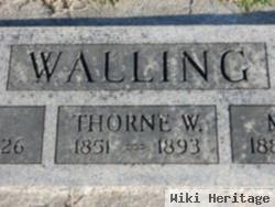 Thorne W Walling