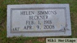 Helen Cecil Simmons Beckner