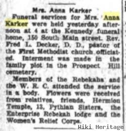 Mrs Anna Karker