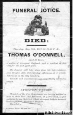 Thomas "tom" O'donnell