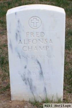 Fred Alfonsa Champ