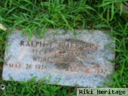 Ralph F. Emerson