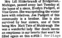 Lillian May Padgett Hildebrandt