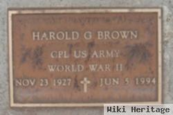 Harold G Brown