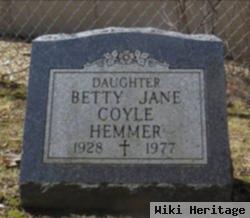 Betty Jane Coyle Hemmer