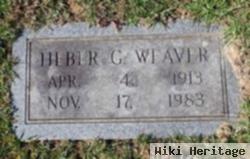 Heber G Weaver