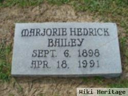 Marjorie Inez Hedrick Bailey