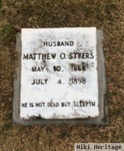 Matthew O Styers
