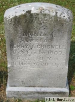 Anna M Criswell