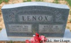 Willie M Lenox