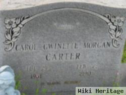 Carol Gwinette Carter Morgan