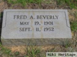 Frederick Ashe "fred" Beverly, Sr