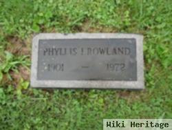 Phyllis I. Cooley Rowland