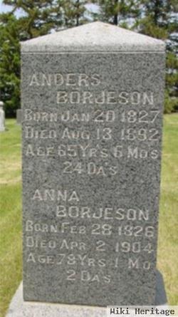 Anna Andersdotter Borjeson