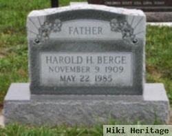 Harold H Berge