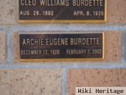 Archie H Burdette