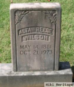 Alta Reese Wilson