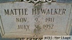 Mattie H. Walker