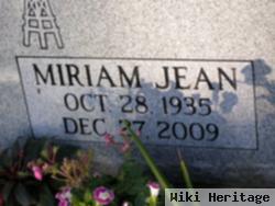 Miriam "jean" Jones Bender