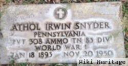 Athol Irwin Snyder