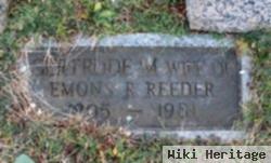 Gertrude M Stull Reeder