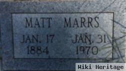 Matthew Israel "matt" Marrs