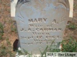 Mary A. Carman