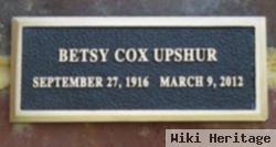 Betsy Cox Upshur