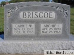 Carrie W Briscoe