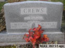 Betty Joyce Rich Crews