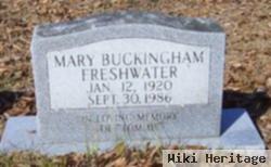 Mary Buckingham Freshwater