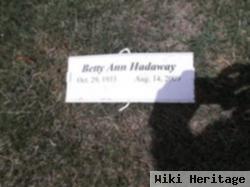 Betty Ann Coleman Hadaway