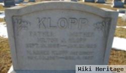 Milton J Klopp