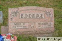 Willie H. Bundridge